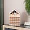Glitzhome; Glitzhome® 15.75" Lighted Wooden Christmas Village Advent Calendar Decor; Category:Christmas Tabletop Decor; Image:6